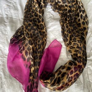 Cheetah scarf